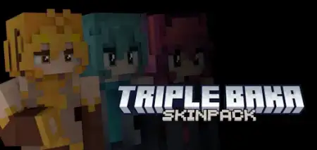 Triple Baka Collection Skin Pack pic 1