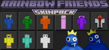 Rainbow Friends Skin Pack pic 1