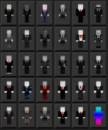 Slenderman Skinpack (30+ Skins) pic 2
