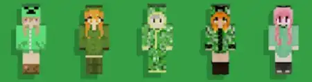Creeper Girl Skin Pack pic 3
