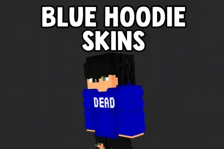 Blue Hoodie Skins pic 1