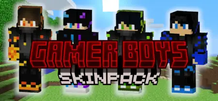 Gamer Boys Nostalgic Skin Pack pic 1