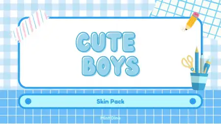 Cute Boys Skin Pack pic 1