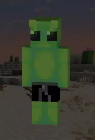 Alien with boxers Skin pic 2