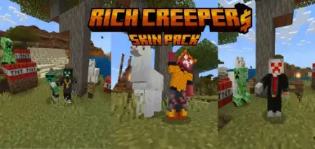 Rich Creepers Skin Pack pic 1