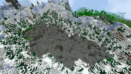 Medieval Town between Snowy Mountains Map pic 6