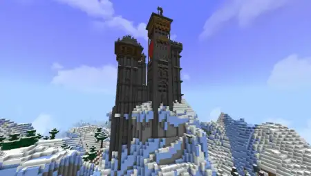 Medieval Town between Snowy Mountains Map pic 7