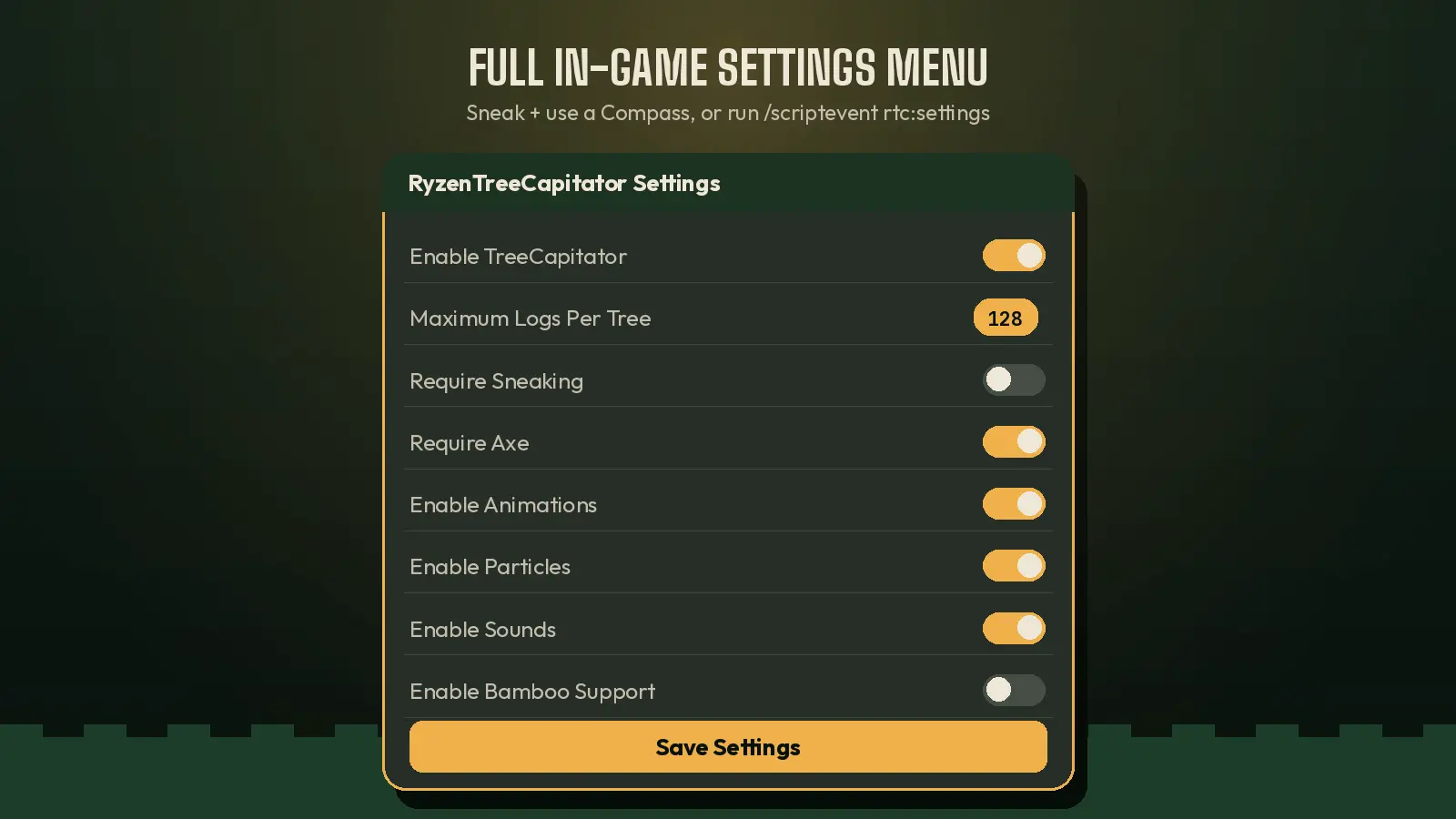 Tree Capitator Addon pic 8