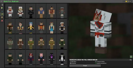Back For Bedrock - All Legacy Edition/Xbox 360 Skinpacks for Bedrock Edition pic 5