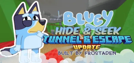 Bluey's Hide & Seek: Tunnel & Escape Update! Map pic 1