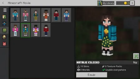 Minecraft Movie Skin Pack pic 3
