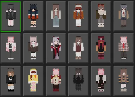 Closed Eyes Skin Pack pic 3