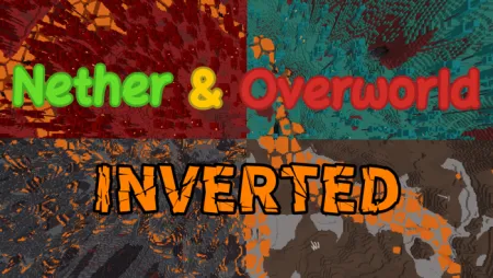 Inverted Nether & Overworld Survival Map pic 1