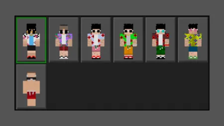 Minecraft On Holidays Skin Pack pic 3