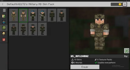 Military HD Skins Pack pic 3