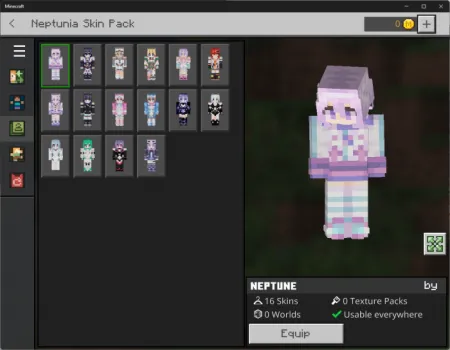 Neptunia V2 Skin Pack pic 3