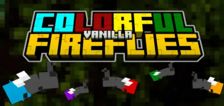 Vanilla Colorful Fireflies Addon pic 1
