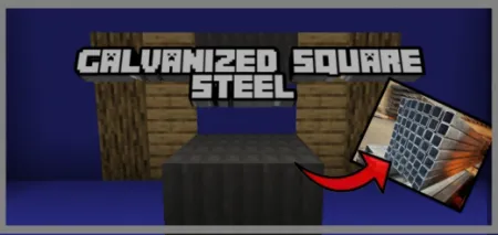 Galvanized Square Steel Meme Addon pic 1